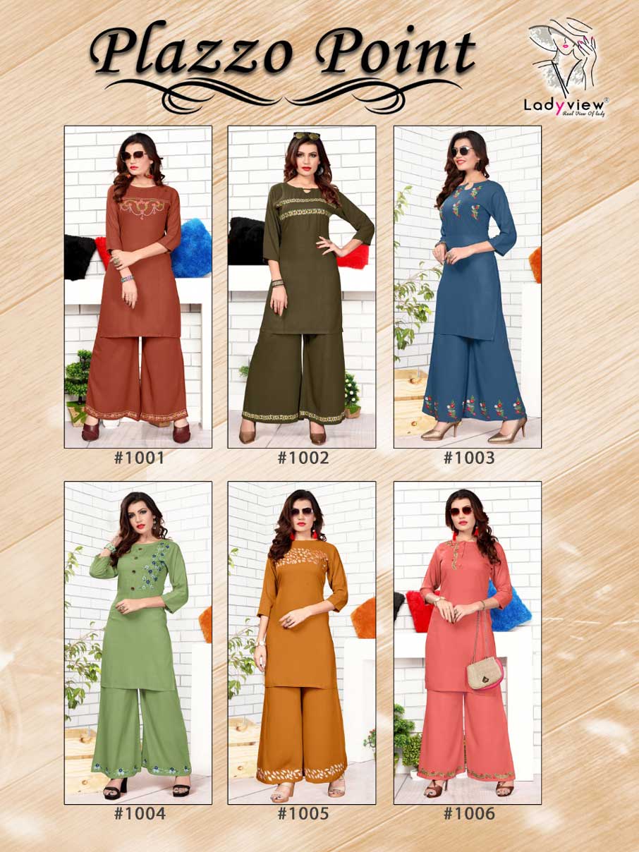 Ladyview Plazzo Point Rayon Kurtis Catalog Ladyview Plazzo Point Rayon Kurtis Catalog